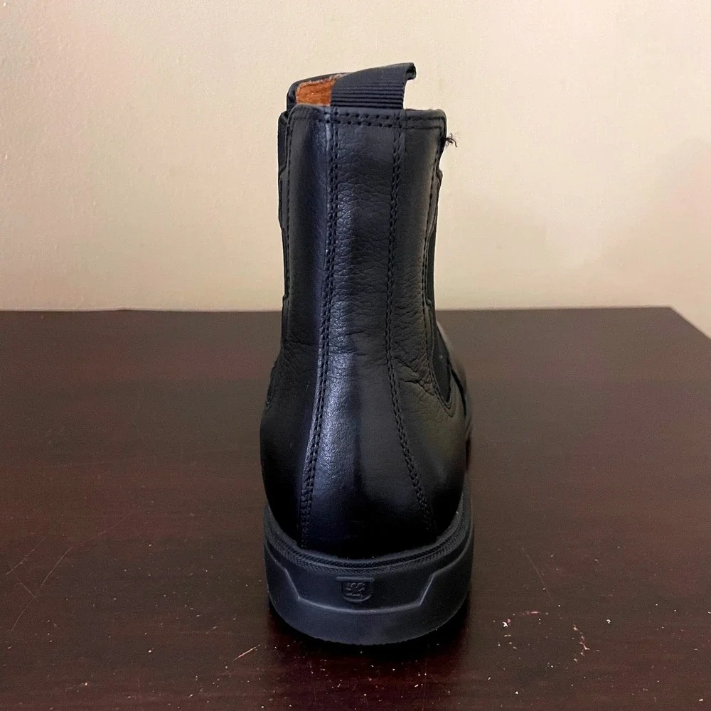 Stacy Adams Redzone Collection Mens Black Leather Chelsea Boots Ankle Boot